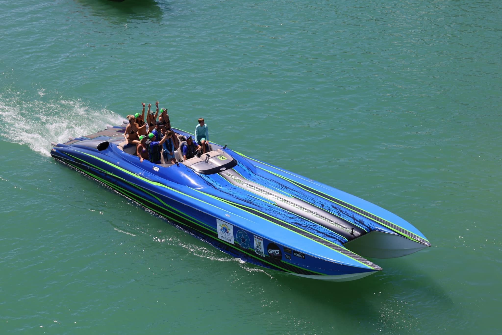 High Speed Powerboat Cruising